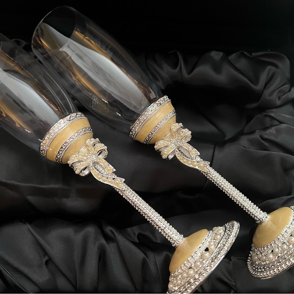 Things Remembered Wedding Champagne Flute Set